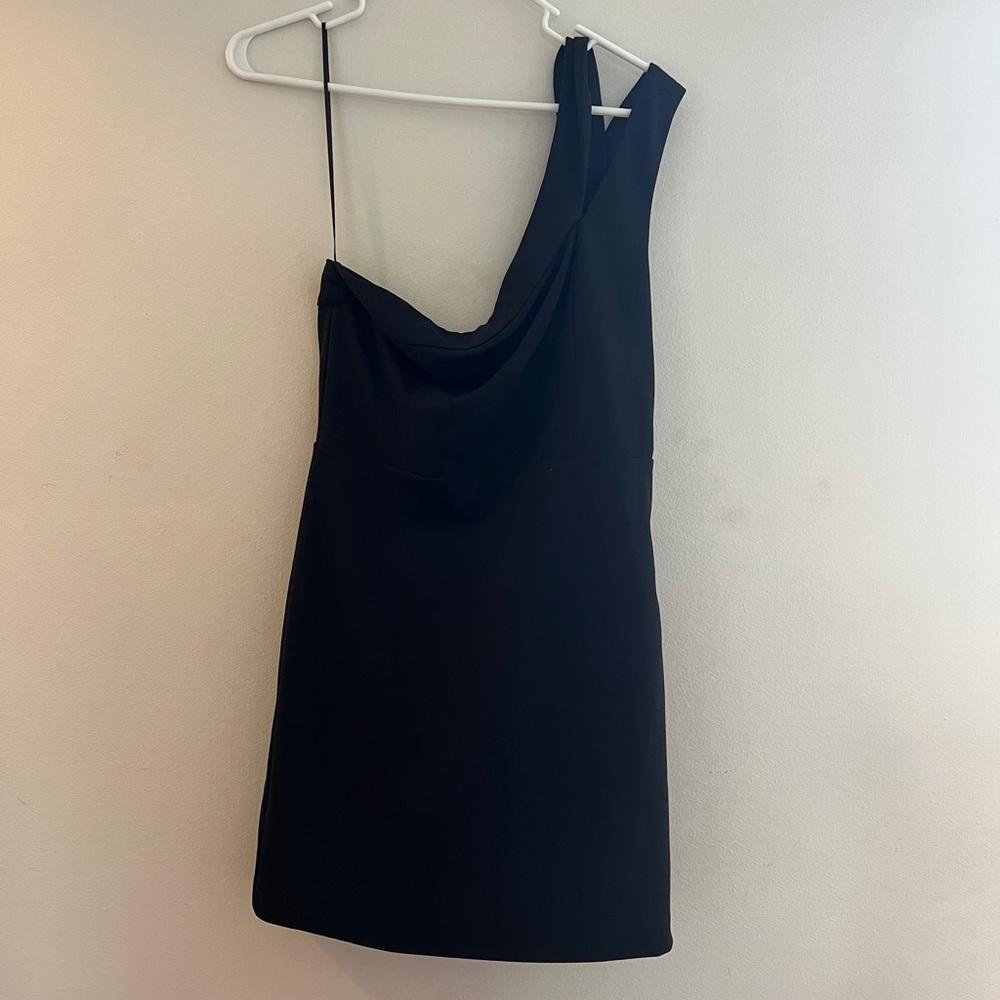 VICI One Shoulder Little Black Dress